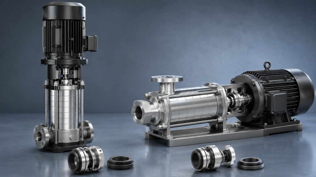 CNP CDLF and CHL pump mechanical seal selection comparison