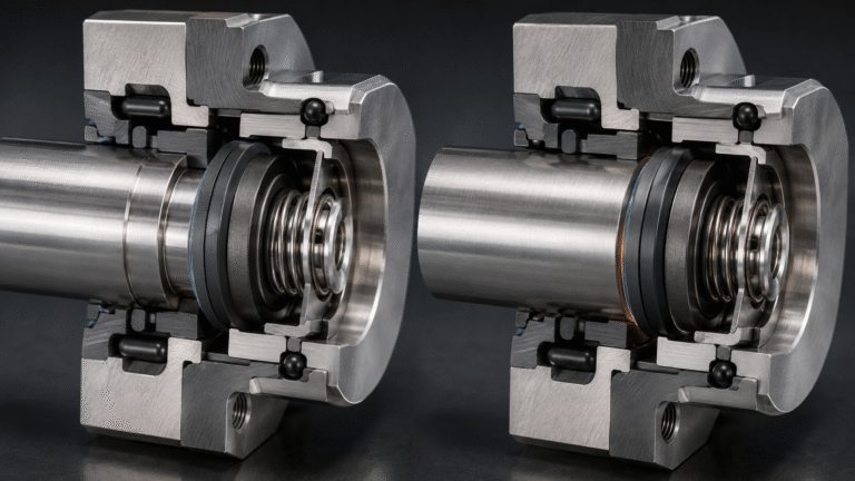 Balanced vs unbalanced seals compared by hydraulic face loading
