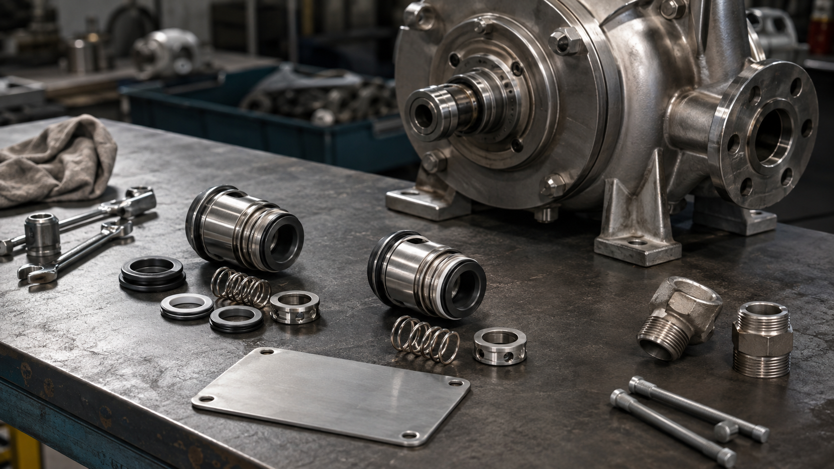 Mechanical seal selection workflow for pump replacement and operating conditions