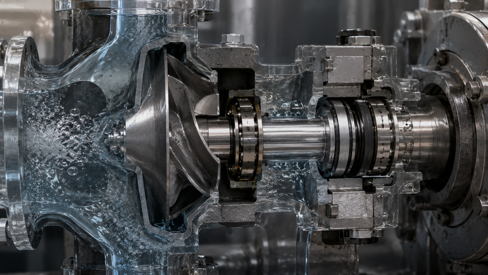 Pump seal failure caused by unstable suction cavitation vibration and seal face loading
