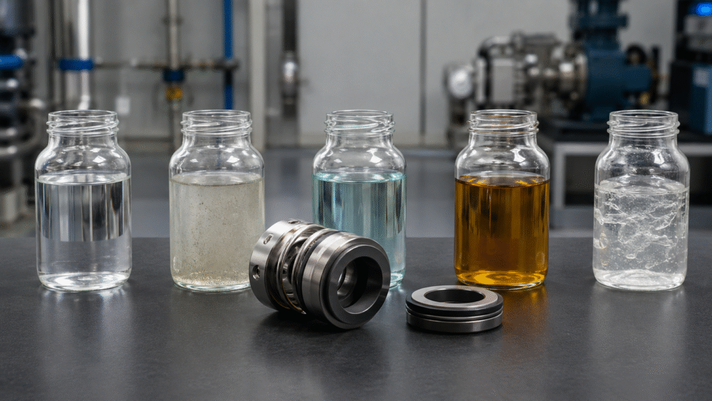 Pump seal selection for water, abrasive, chemical, oil and wastewater service
