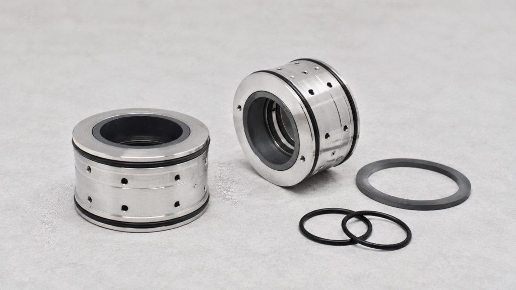 Wilo replacement mechanical seal identification with real cartridge-style seal structure and service components