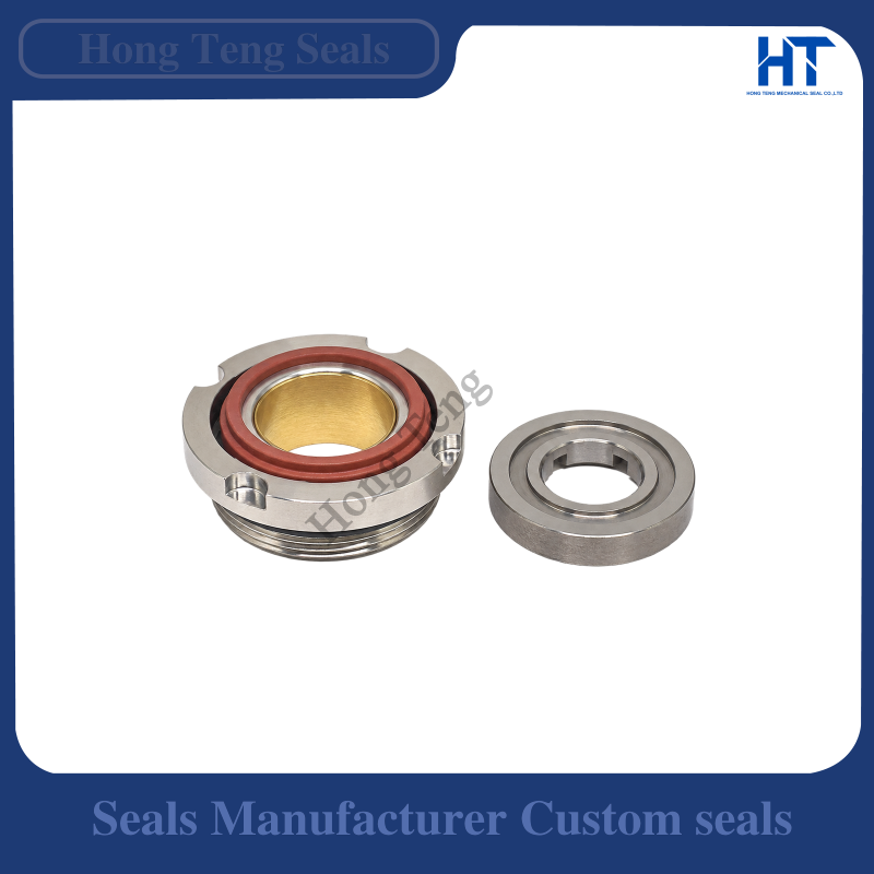 Single MFLC12-27.5 cryogenic mechanical seal with a separate mating ring beside it