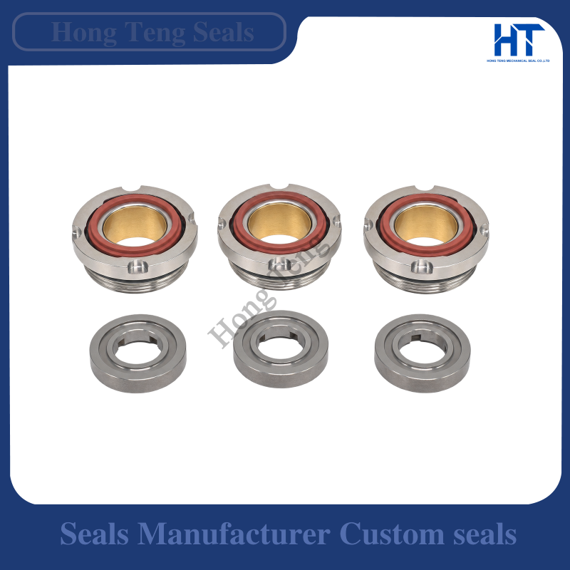 Three MFLC12-27.5 cryogenic mechanical seal assemblies with separate mating rings